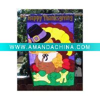 Wholesale Thanksgiving Decorative Flags(garden flag)