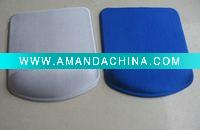 Wholesale PU mouse pad with wrist support