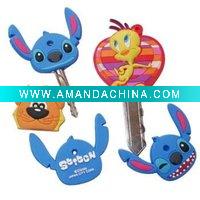 Wholesale soft pvc key cover
