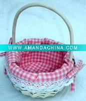 Wholesale wicker baskets with handle