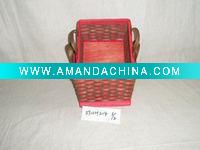 Wholesale Square Wood chip basket