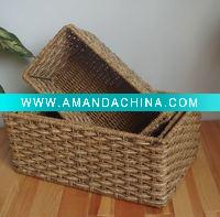 Wholesale seagrass woven storage basket