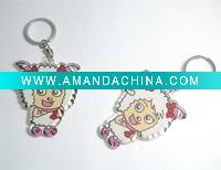 Wholesale cartoon keychain,acrylic key ring