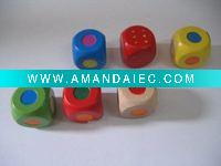 Wholesale Children craft wooden dice