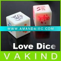 Wholesale Erotic Glow Dice Couple Game Adult Love Great Gift