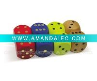 Wholesale 8pcs wooden dice set