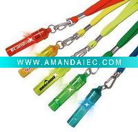 Wholesale flashing plastic whistle