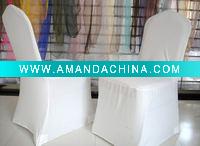 Wholesale white poly spandex chair cover