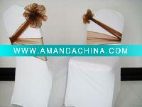 Wholesale spandex chair cover and sashes for wedding