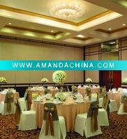 Wholesale Polyester chair cover for wedding and hotels