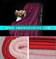 Wholesale 100% Polyester Printed Coral Fleece Blanket