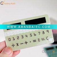 Solar Energy Portable pocket calculator