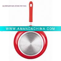Wholesale Aluminum Non-Stick Fry Pan With Induction Bottom&Silicon handle