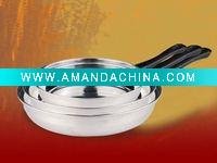 Wholesale 26cm-28cm stainless steel flying pan