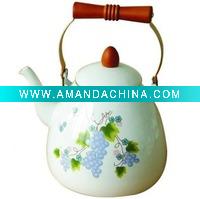 Wholesale High Body Enamel Tea Kettle