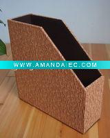 Wholesale leather file holder with decorative design