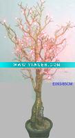 Wholesale Artifical Branch Tree With LED Light Decoration-Red