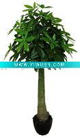 Wholesale sell artificial plastic pachira plant 6.3ft