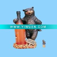 Wholesale bear wine bottle holder