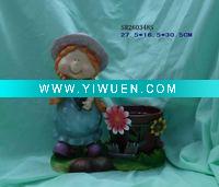 Wholesale Garden Statues With Flower Pot