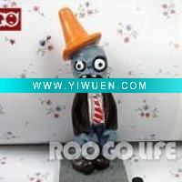 Wholesale Plants vs zombies polyresin conehead zombie figurine home decoration