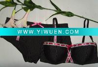 Wholesale Plus Size Underwear Model with Satin Bow