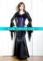 Wholesale Purpel satin steel bones shaper CST-6006