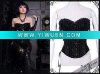 Wholesale New Arrival Sexy Gothic Punk Lolita Corset21098BK from RQ-BL