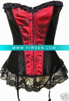 Wholesale Fashion Sexy Metal Boning Satin Corset