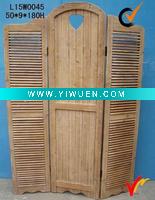 Wholesale Antique brown wooden screen