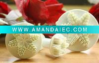 Wholesale (XQ-fc06) fondant plunger cutter sugarcraft cake cookie mold molds roller decoration pastry