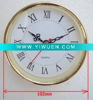 Wholesale OD102mm battery clock inserts