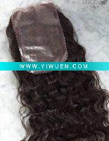 Wholesale 100% indian remy silk top closure