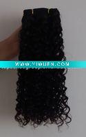Wholesale Hotsale!! 100 % Brazilian kinky curl hair weave 16"~1#
