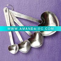 Wholesale heart measuring spoons, wedding favors