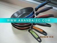 Wholesale 6 Color Chinese carbon steel non-stick Frying Pan