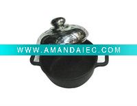 Wholesale New Aluminum Stockpot With Lid Plastic Handle