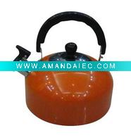 Wholesale stainless steel colored whistling kettle