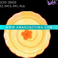 Wholesale Ceramic Flower Plate