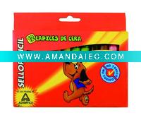 Wholesale 12pc Crayons Length:10.5cm - A08076