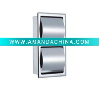 Wholesale jzj-6608 Double Fashionable Stainless Steel Toilet Paper Holder /Bathroom Accessories