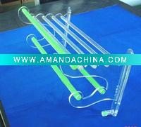 Wholesale bathroom acrylic towel display holder stand