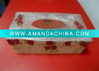 Wholesale polyresin facial tissue box cover