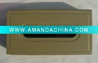 Wholesale spotlight leather tissue case,factory direct