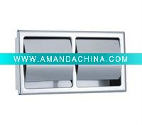 Wholesale jzj-6607 Double Fashionable Stainless Steel Toilet Paper Holder /Bathroom Accessories