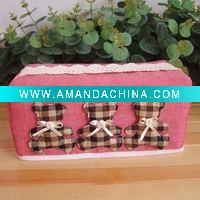 Wholesale mynoonwoo THREE BEARS tissue box cover home textile
