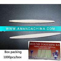 Wholesale wooden toothpicks toothpick with box wooden picks