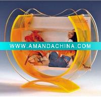 Wholesale DY280 Modern Design Acrylic Colorized Fish Tank