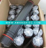 Wholesale silver Artist drawing / document plastic tube