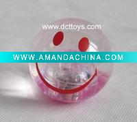 Wholesale LED glitter bounce ball